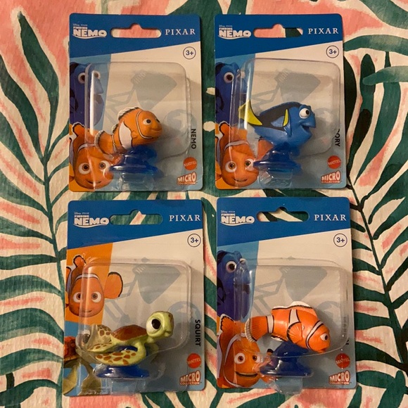 Disney Other - 4 Piece Disney Pixar Finding Nemo Mini Figures NWT